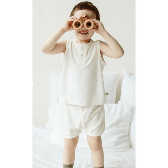 Goumi SHORTS | CLOUD TERRY NWT 12-18 month - Picture 2 of 3